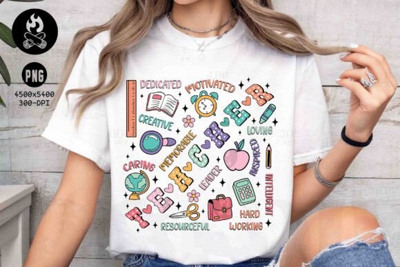 Colorful Teacher Word Collage PNG: A Vibrant Tribute to Educators
