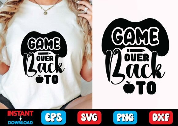 Game Over Back to School SVG Design: A Comprehensive Guide for Digital Cutters